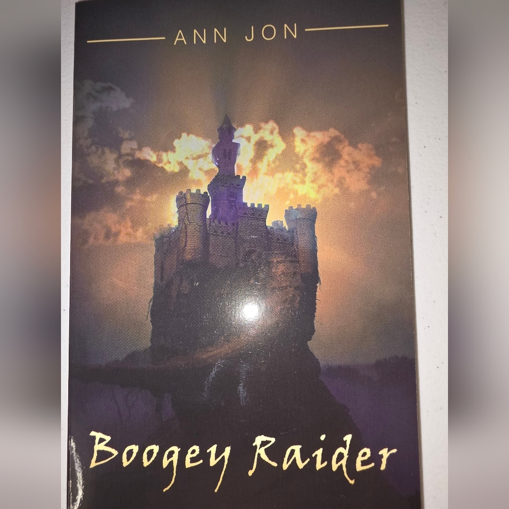 Boogey Raider Castle Art Paperback Book Black and Gold Adventure Fantasy
